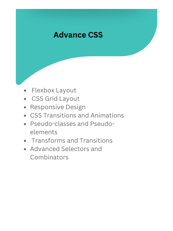 css advanced syllabus