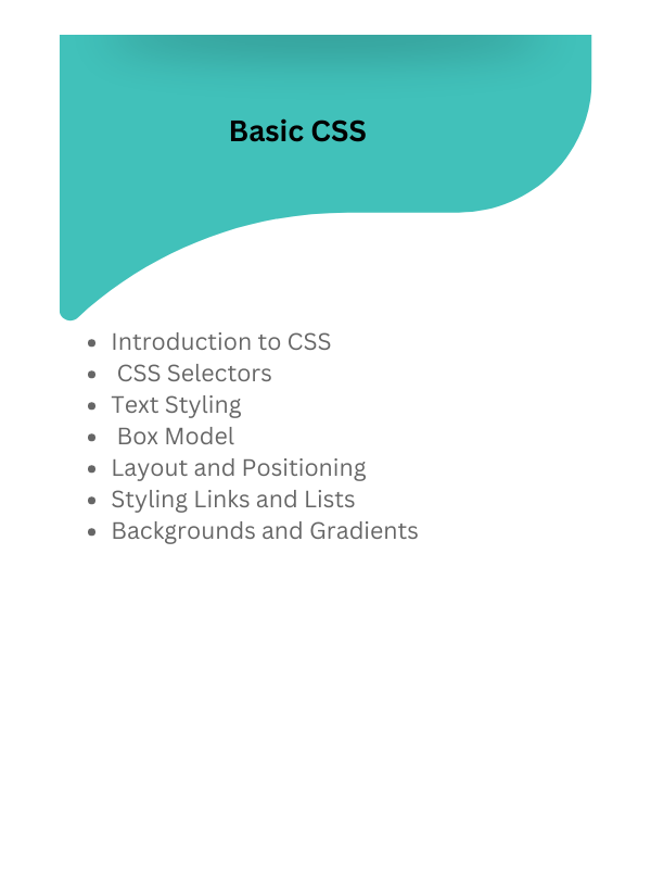 css basic syllabus