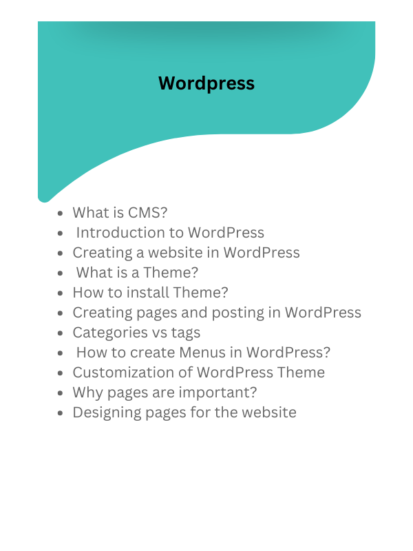 WordPress syllabus 1