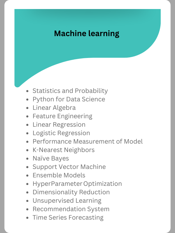 Machine Learning Basic Syllabus