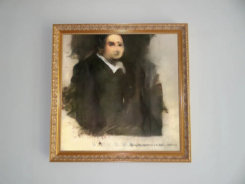 Portrait of Edmond de Belamy, from La Famille de Belamy